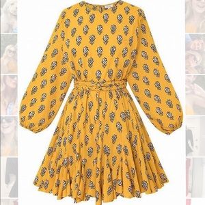 RHODE Ella Dress - yellow flower